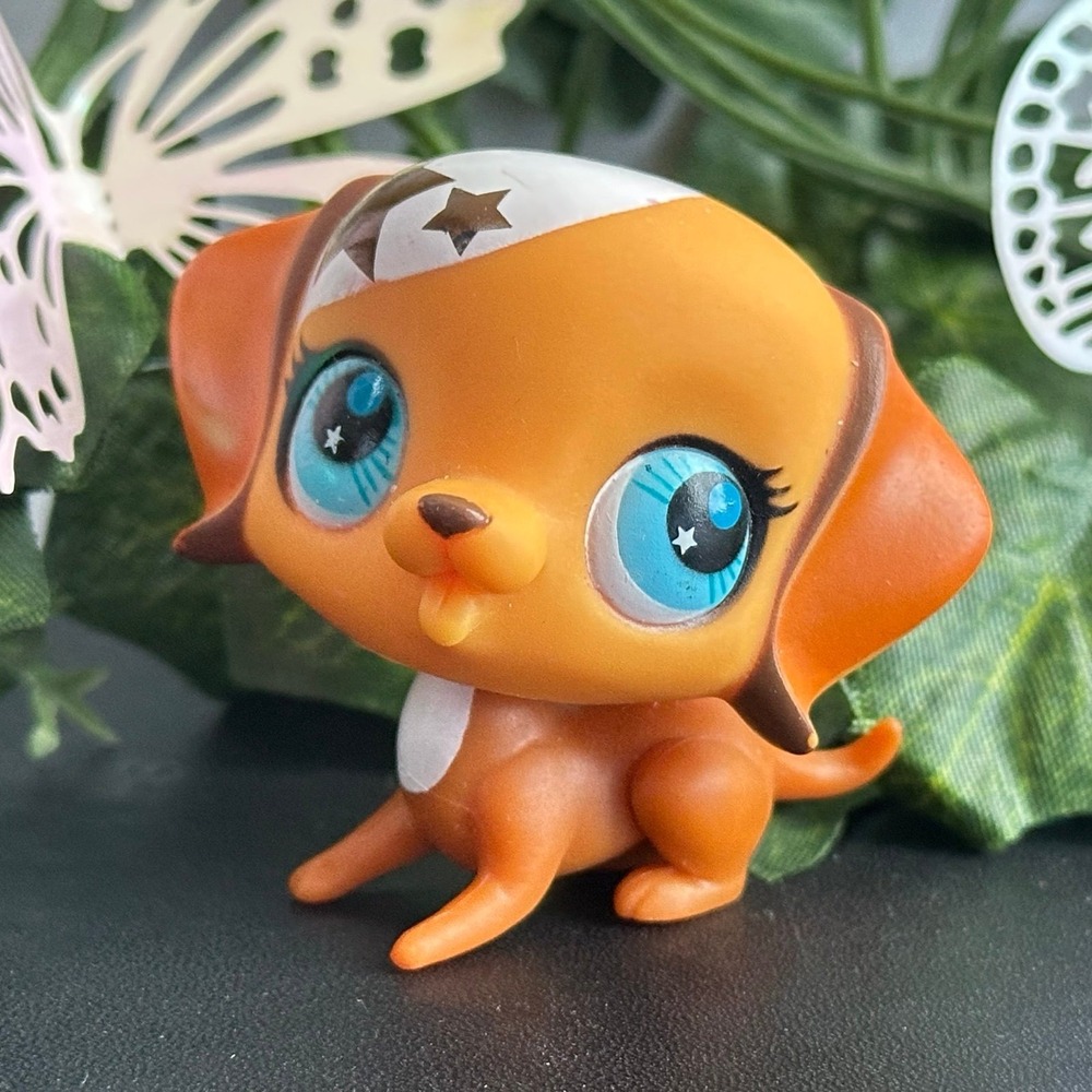 Littlest Pet Shop LPS 2858 Brown Beagle Dog Stars